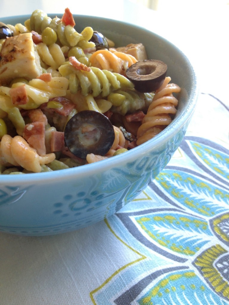 Ranch Chicken and Bacon Pasta Salad