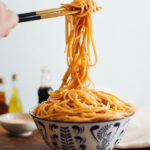 Here's a great way to get Hibachi noodles at home with half the cost. Noodles sauteed in butter, garlic, soy sauce, teriyaki sauce, sugar and sesame oil.