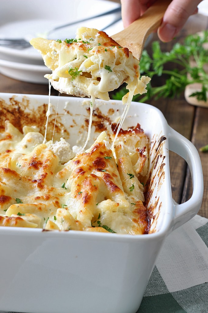 Steps to Make Chicken Pasta Bake Recipes In Oven