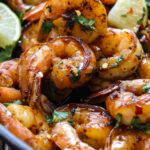 Cilantro lime honey garlic shrimp skillet is smoky, sweet, zesty and savory. In short, this 30 minute meal is quick and easy without skimping on the flavor.